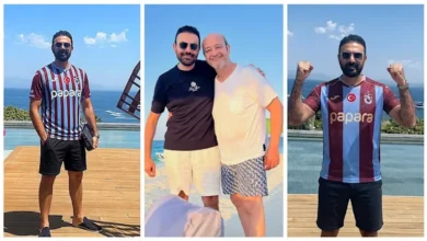 محمد كريم يشارك صورة لعمرو أديب من الساحل الشمالي