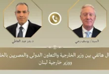 مصر ولبنان تتباحثان حول مفاوضات روما وانسحاب إسرائيل من الأراضي اللبنانية
