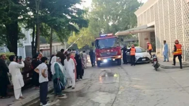 مصرع 14 رضيعا في حريق بحضانة مستشفى بإسلام آباد