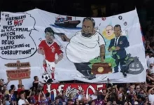 معركة قضائية محتدمة بين ناديين إنجليزيين بسبب "لافتة المسدس"