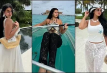 منة عرفة تستعرض إطلالة صيفية ساحرة في المالديف عبر 10 صور مميزة