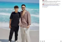 نجل حمادة هلال يعبر عن فرحته بمشاركته في فيديو كليب والده