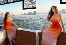 نسرين طافش تستمتع بإطلالة صيفية مميزة خلال رحلة بحرية