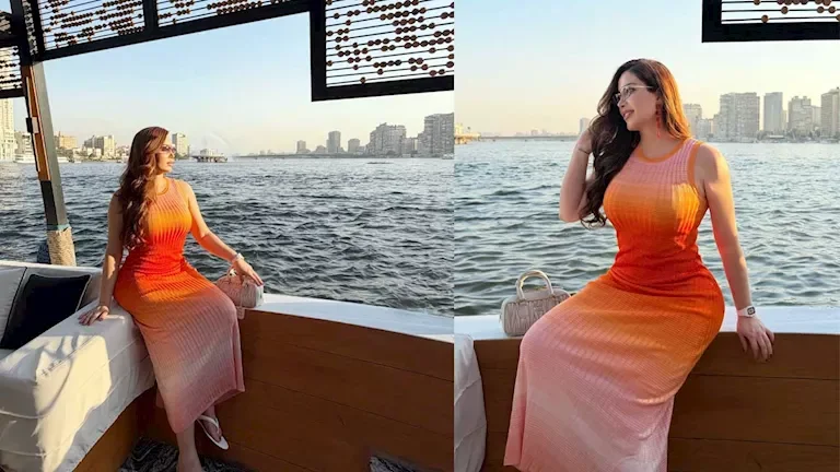 نسرين طافش تستمتع بإطلالة صيفية مميزة خلال رحلة بحرية