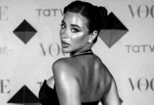 يارا السكري تتألق بفستان أسود طويل وجريء