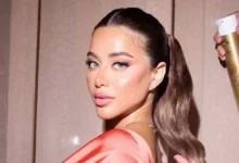 يارا السكري تتألق بفستان جريء في جلسة تصوير جديدة