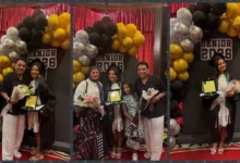 ياسر الطوبجي يشارك فرحة تخرج ابنته من الجامعة بحضور العائلة