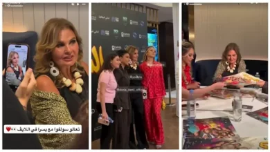 يسرا تشارك جمهورها احتفالية عرض فيلم "الست لما" في الرياض - صور