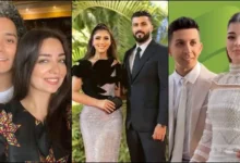 20 صورة تجمع النجمات مع أزواجهن: مي عمر، محمد سامي، ليلى زاهر وهشام جمال