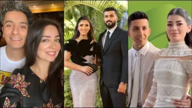 20 صورة تجمع النجمات مع أزواجهن: مي عمر، محمد سامي، ليلى زاهر وهشام جمال