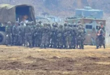 إصابة ثلاثة جنود من كوريا الجنوبية جراء انفجار في المنطقة منزوعة السلاح