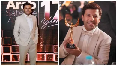 إياد نصار يتحدث بعد تكريمه في مهرجان الفضائيات العربية (صور)