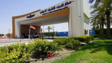 إيقاف الرحلات الجوية بين مطارات إيران ومطار النجف