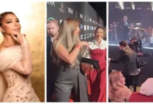 ابن أصالة نصري يحتفل مع جدته برقص مميز على أنغام "بعدك عني" في حفل والدته - صور وفيديو
