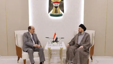 اتفاق المالكي والحكيم على دعم جهود حصر السلاح عبر التفاهم