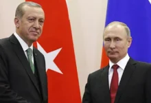 اجتماع بوتين وإردوغان خلال قمة شنغهاي