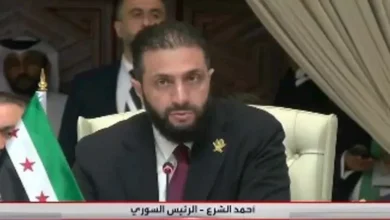 الرئيس السوري: أحداث 7 أكتوبر لا يجب أن تحدد سياسة إسرائيل تجاه سوريا