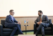 الزيدي والرئيس الفنلندي يبحثان سبل تجنب خطر الحرب