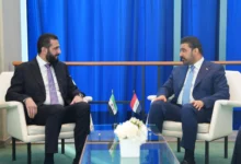 الزيدي والشرع يبحثان سبل تخفيف التوتر في المنطقة