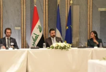 الزيدي وماكرون يتفقان على تنظيم مؤتمر "بغداد - باريس" في بغداد