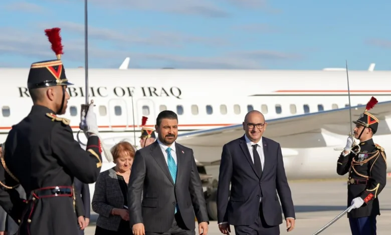 الزيدي يترأس وفداً حكومياً في زيارة إلى باريس
