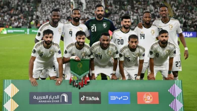 الصقور الخضر تحقق ثلاثية تقترب بهم من التأهل