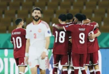 العنابي يحقق انتصاراً مهماً على البحرين بهدفين دون رد