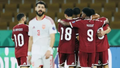 العنابي يحقق انتصاراً مهماً على البحرين بهدفين دون رد