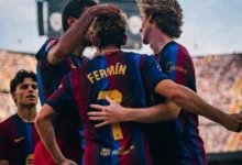 برشلونة يتفوق على فالنسيا ويتصدر الدوري الإسباني