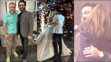 بكاء دنيا سمير غانم خلال حفل زفاف نجل سعد الصغير
