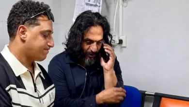 بهاء سلطان يظهر لأول مرة بعد نجاته من حادث ورضا البحراوي يتمنى له السلامة