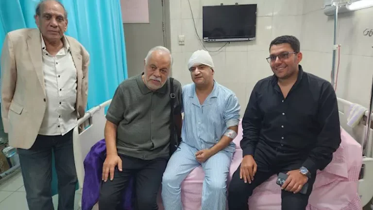 تامر دهب يشكر أشرف زكي ومسعد فودة بعد نجاح عملية استئصال ورم في المخ