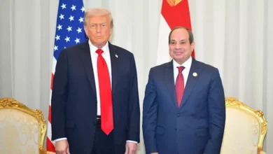 ترامب يثني على مصر لدورها في معالجة أزمة غزة