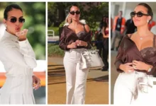 جرأة جورجينا تثير الانتباه في مهرجان فينيسيا السينمائي