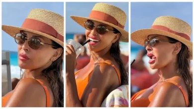 داليا البحيري تختتم فصل الصيف بجلسة تصوير ساحلية مميزة