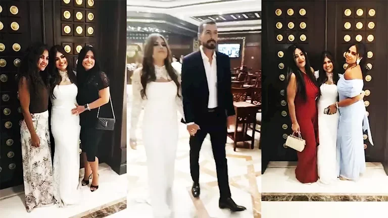 ديانا هشام تشارك صور احتفالها بعقد قرانها