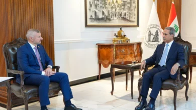 زيدان يلتقي السفير البيلاروسي لبحث تعزيز التعاون القضائي