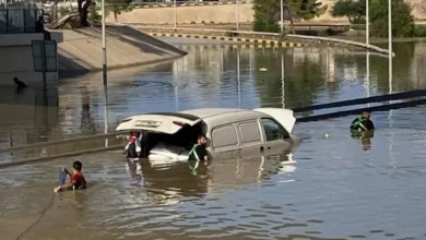 سيول وأمطار غزيرة تضرب مناطق في ليبيا وتدخل الهلال الأحمر لإنقاذ العالقين