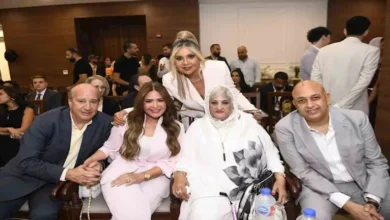 صابرين تحتفل بعقد قران نجلها وسط أجواء مفعمة بالفرح - صور