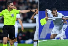 طرد اللاعب الإسرائيلي أبو فرخ بسبب احتفاله بإطلاق النار