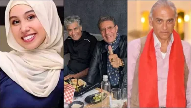 فنانة تؤدي مناسك العمرة وزوجة فنان تتوفي وحوار عمرو يوسف مع لميس الحديدي