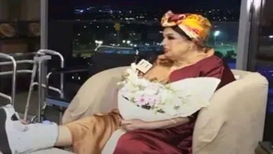 فيفي عبده تظهر مجددًا بعد إصابتها بكسر في القدم - تفاصيل وصور
