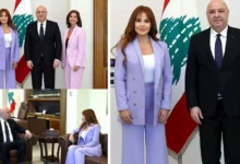 كارول سماحة تشارك صوراً من لقائها برئيس الجمهورية اللبنانية وزوجته