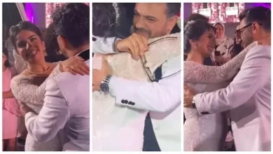 كريم الحسيني يشارك شقيقته فرحتها في حفل زفافها ويستذكر والده بكلمات مؤثرة