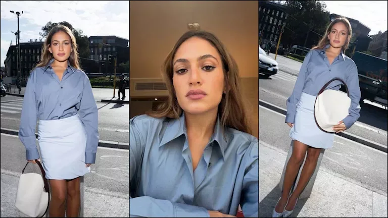 كنزي دياب تبرز بإطلالة مميزة في ميلانو