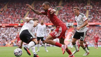 ليفربول يتعادل مع فولهام في الدوري الإنجليزي الممتاز