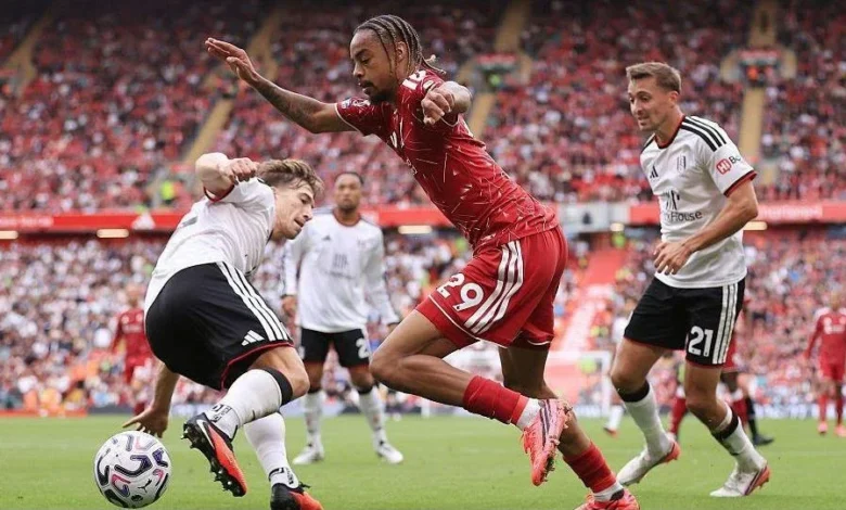 ليفربول يتعادل مع فولهام في الدوري الإنجليزي الممتاز