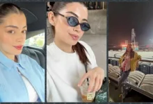 ليلى أحمد زاهر تتألق في أحدث ظهور لها برفقة زوجها وطفلتها