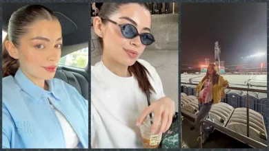 ليلى أحمد زاهر تتألق في أحدث ظهور لها برفقة زوجها وطفلتها