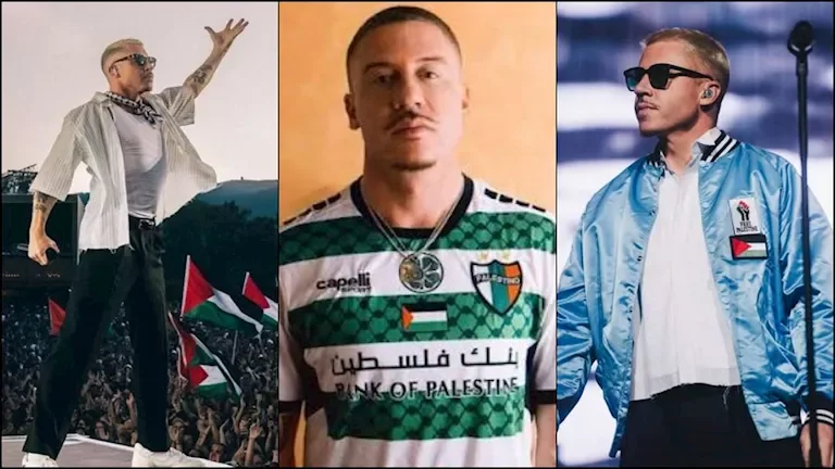 ماكليمور يتضامن مع القضية الفلسطينية من خلال 20 صورة تحمل رسائل قوية